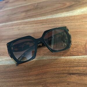 Prada 15 WS brown tortoise sunglasses